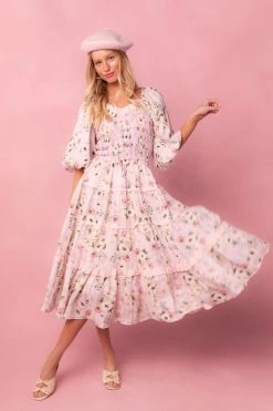 Roselyn Dress In Pink