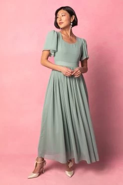 Abbie Dress In Sage