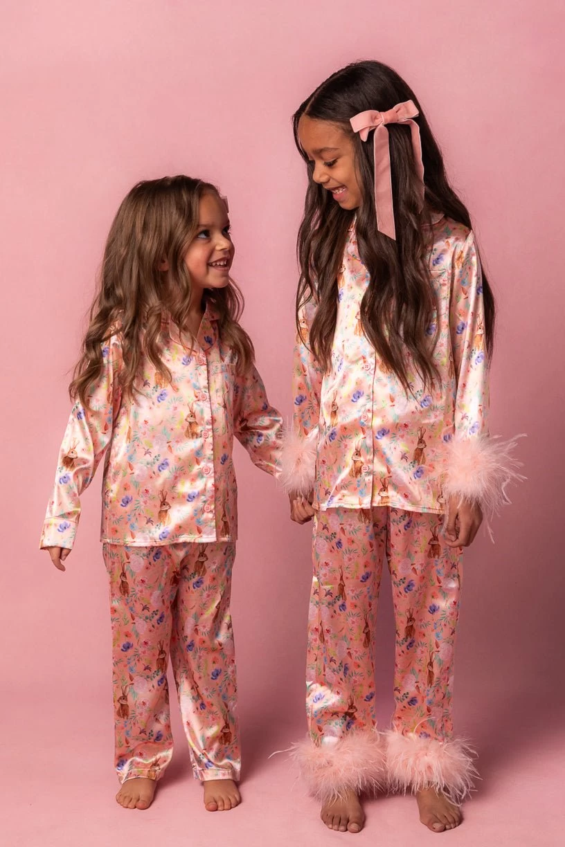 Mini Bella Bunny Night Set With Feathers - Image 2