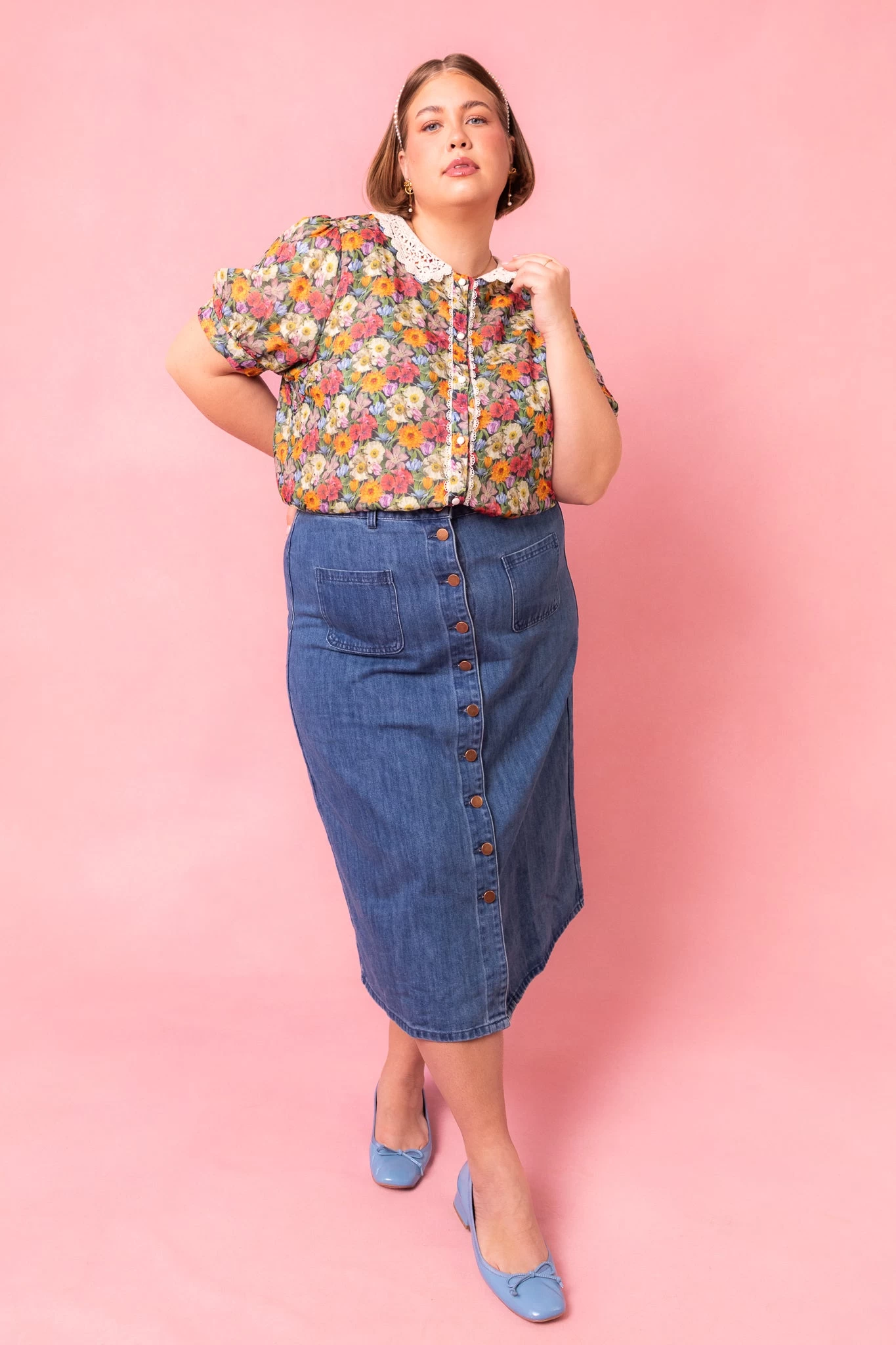 Cambridge Blouse Made With Liberty Fabric - Image 9