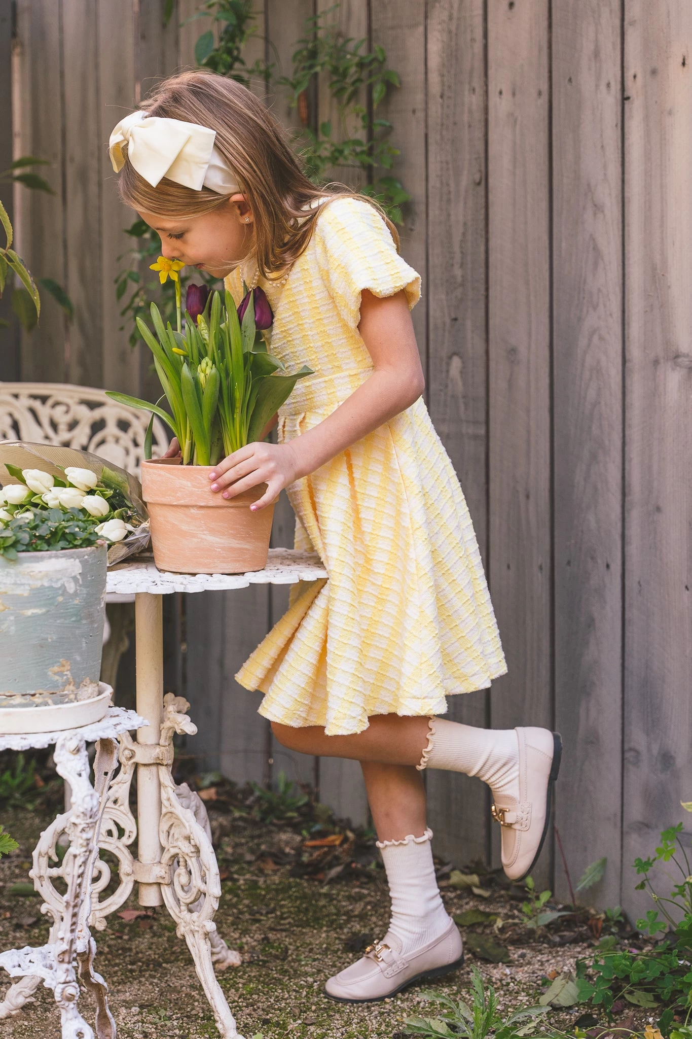 Mini Celine Dress In Yellow - Image 2