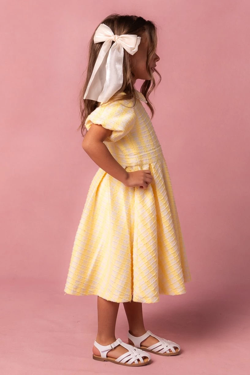 Mini Celine Dress In Yellow - Image 3