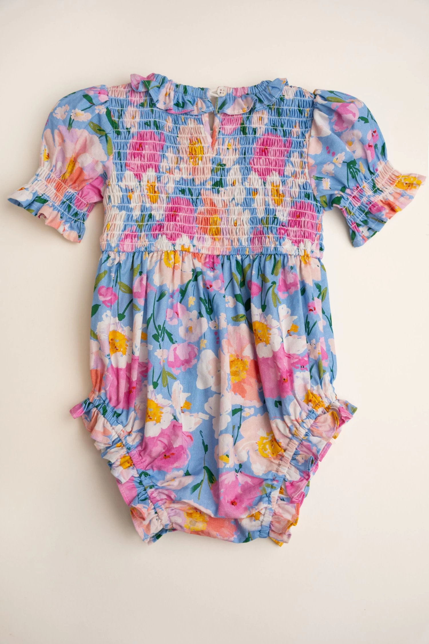 Baby Delia Romper In Blue - Image 2