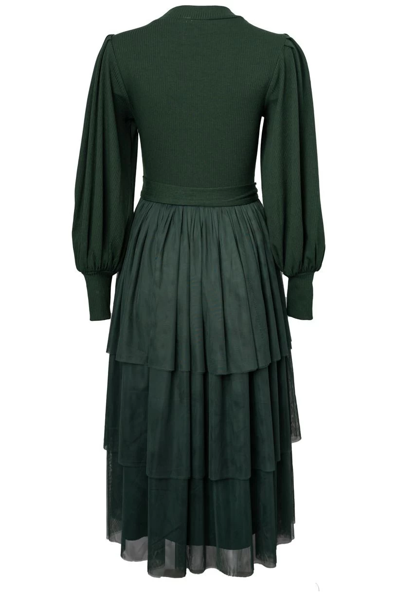 Cosette Dress In Green - FINAL SALE - Image 4