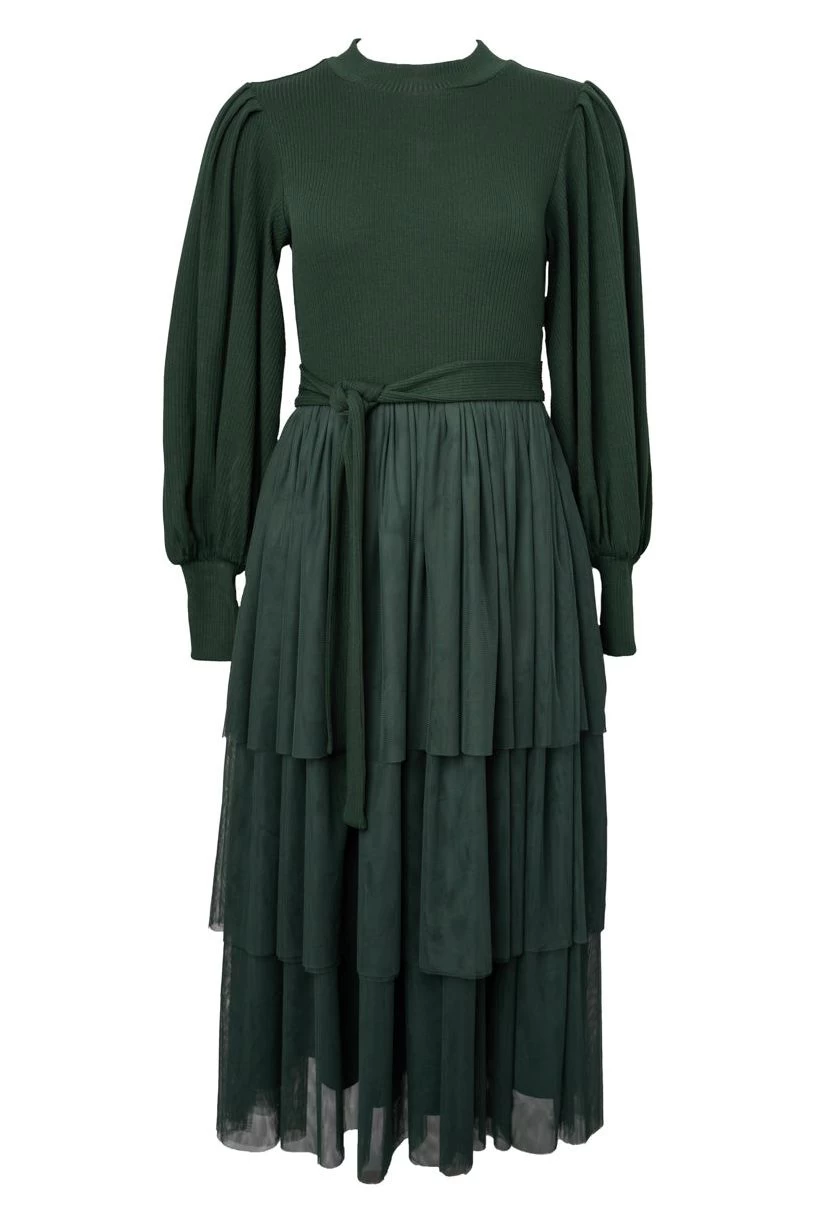Cosette Dress In Green - FINAL SALE - Image 3