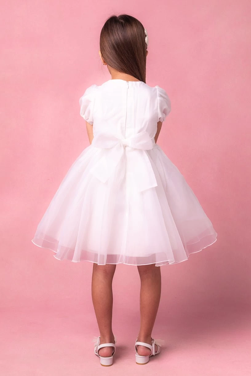 Mini Cupcake Dress In White - Image 3