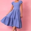 Dahlia Dress In Blue