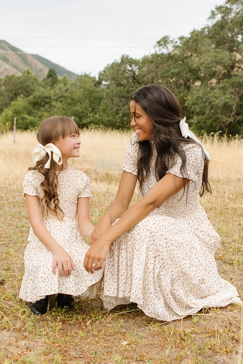 Mini Delia Dress In Ditsy Floral - Image 9