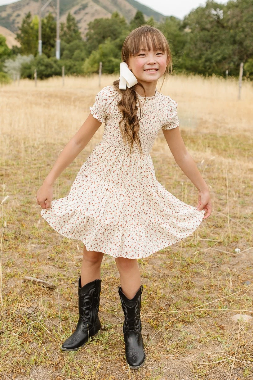 Mini Delia Dress In Ditsy Floral - Image 3