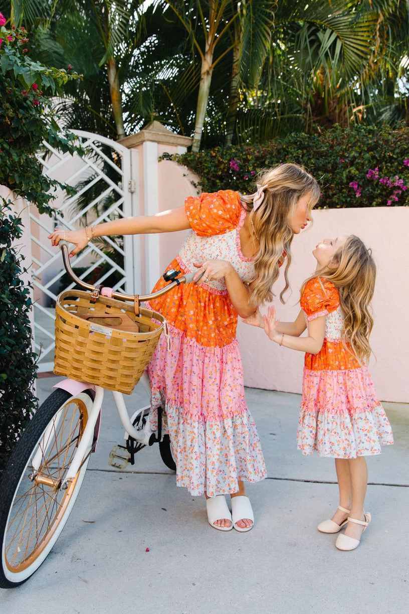 Mini Emily Dress In Sorbet - Image 10