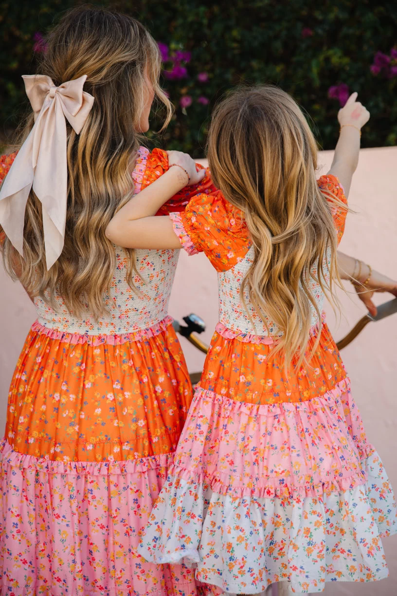 Mini Emily Dress In Sorbet - Image 7