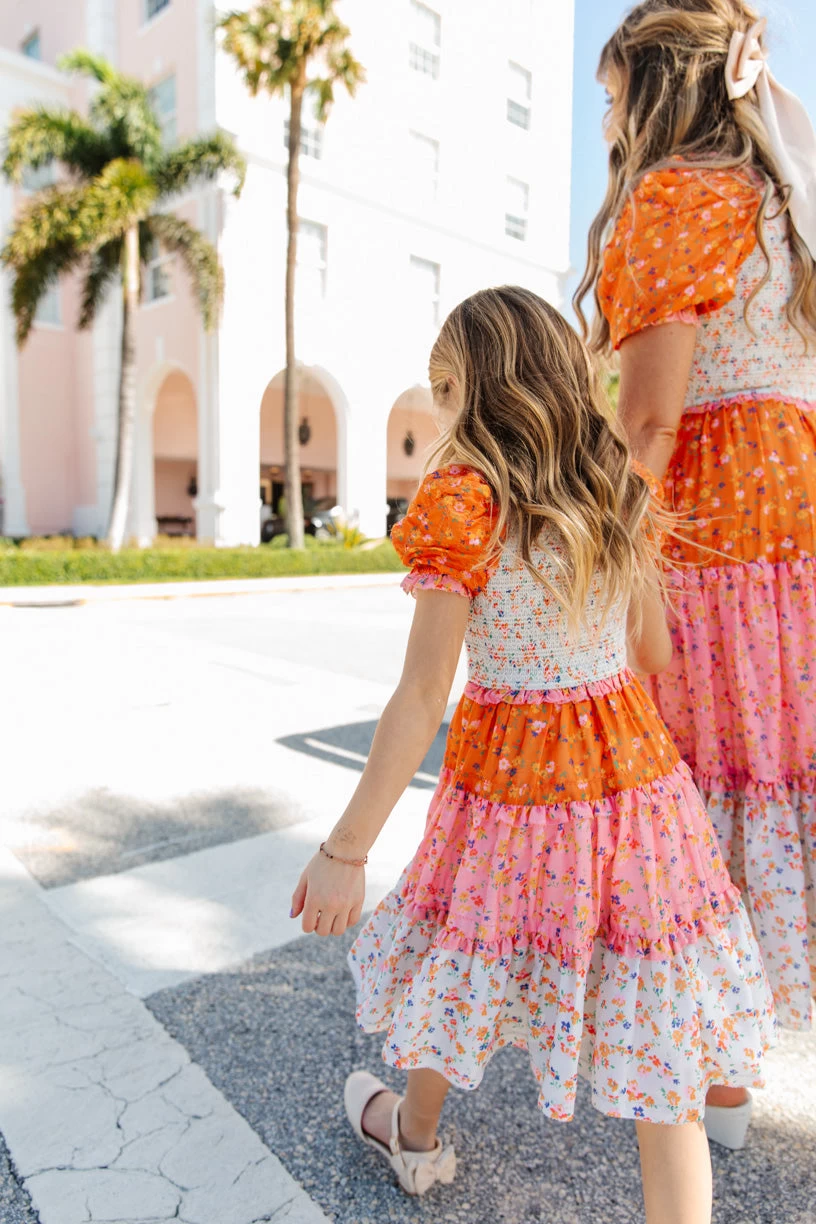 Mini Emily Dress In Sorbet - Image 6