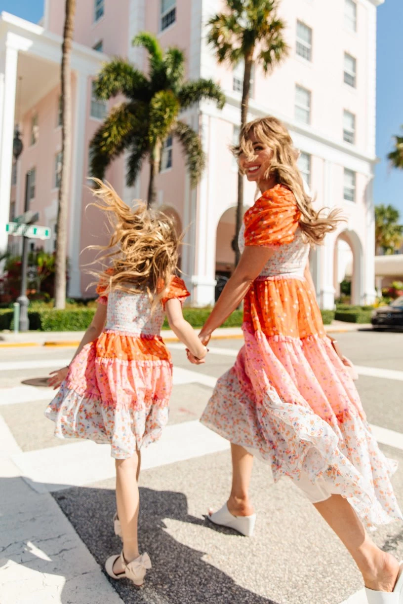 Emily Dress In Sorbet - Image 2