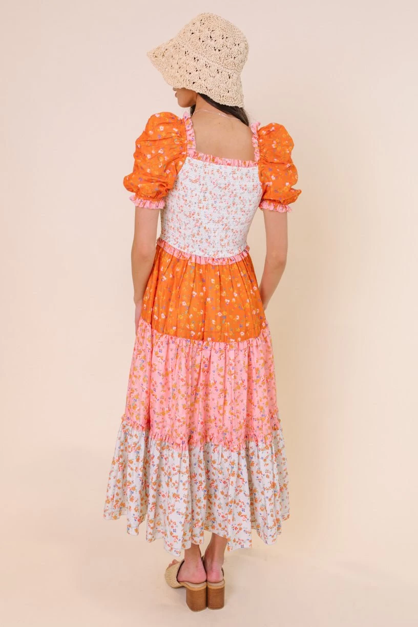 Emily Dress In Sorbet - Image 12