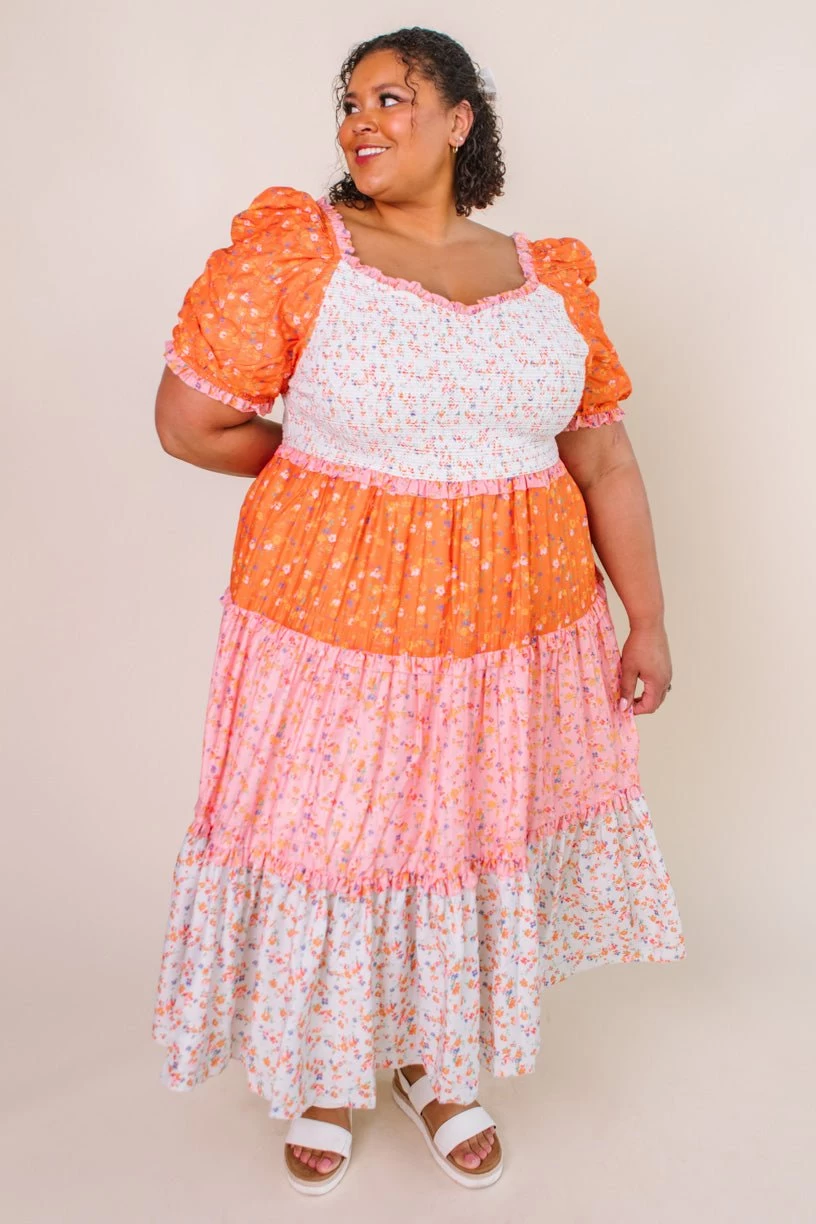 Emily Dress In Sorbet - Image 4