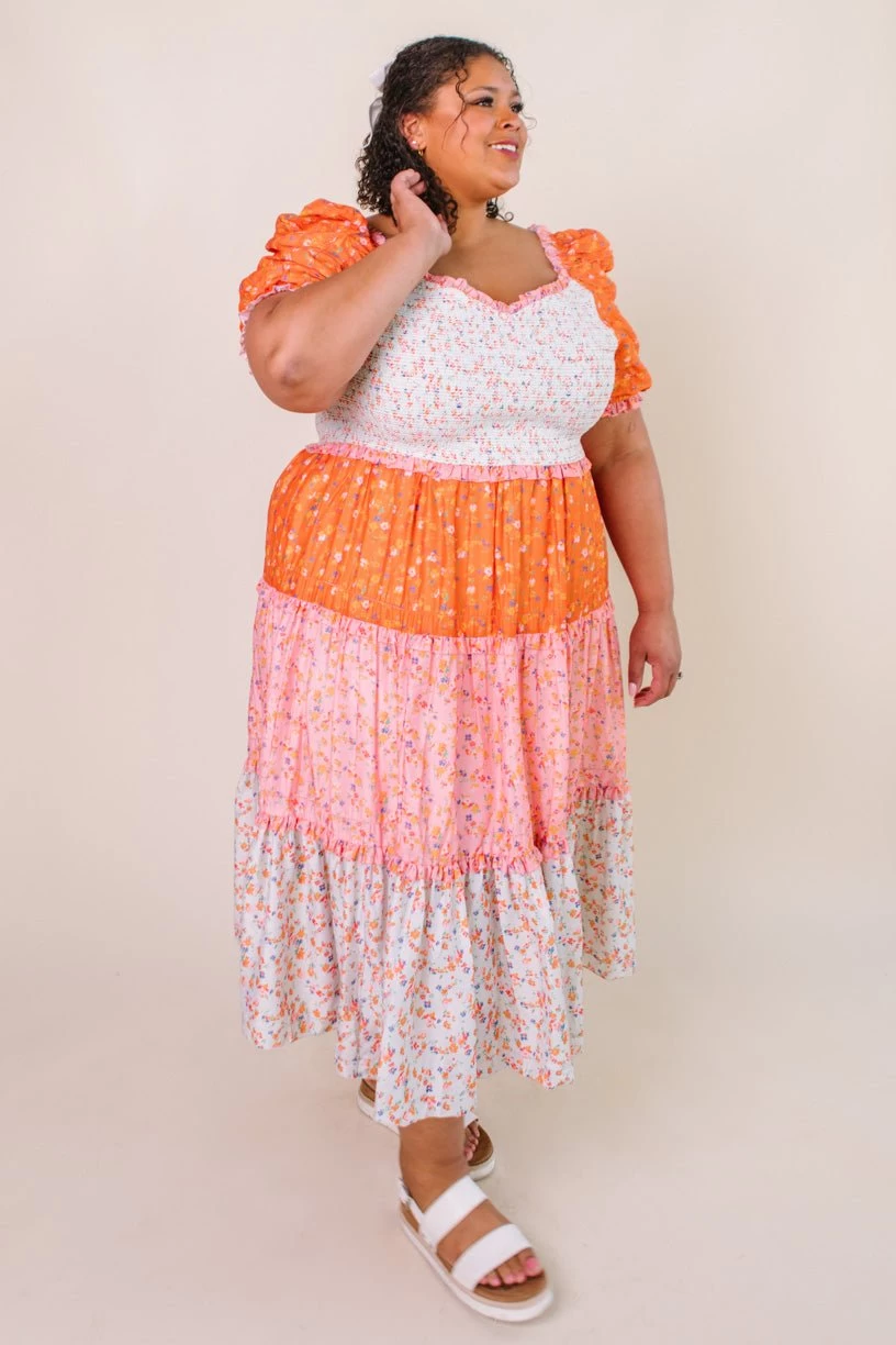 Emily Dress In Sorbet - Image 16