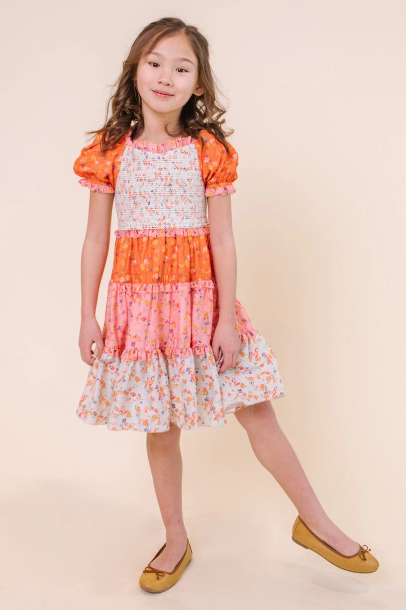 Mini Emily Dress In Sorbet - Image 3
