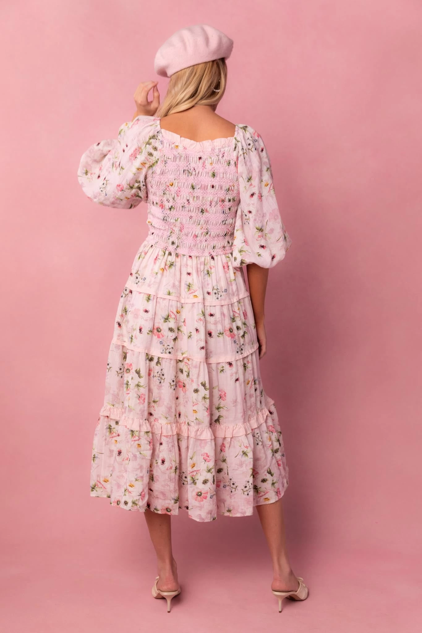 Roselyn Dress In Pink - Image 13