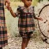 Baby Gracie Dress Set In Plaid - FINAL SALE