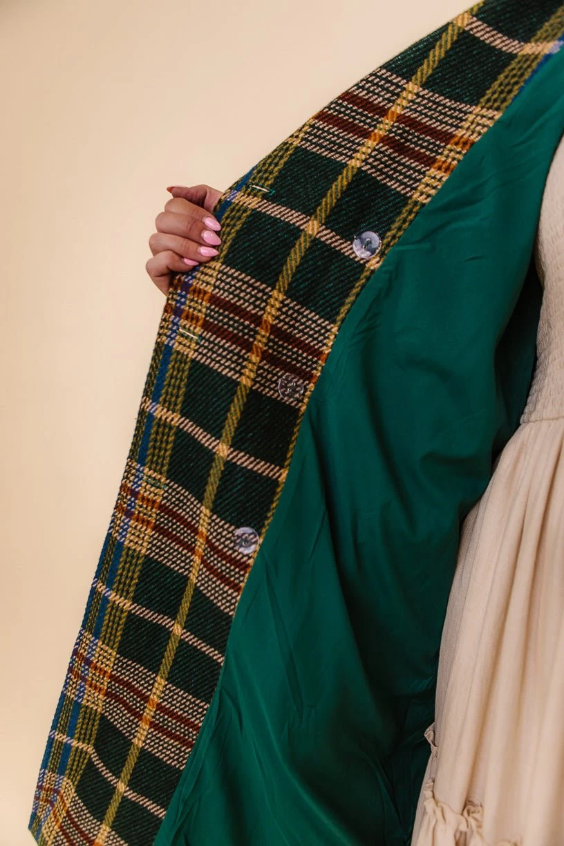 Holly Plaid Coat - FINAL SALE - Image 7