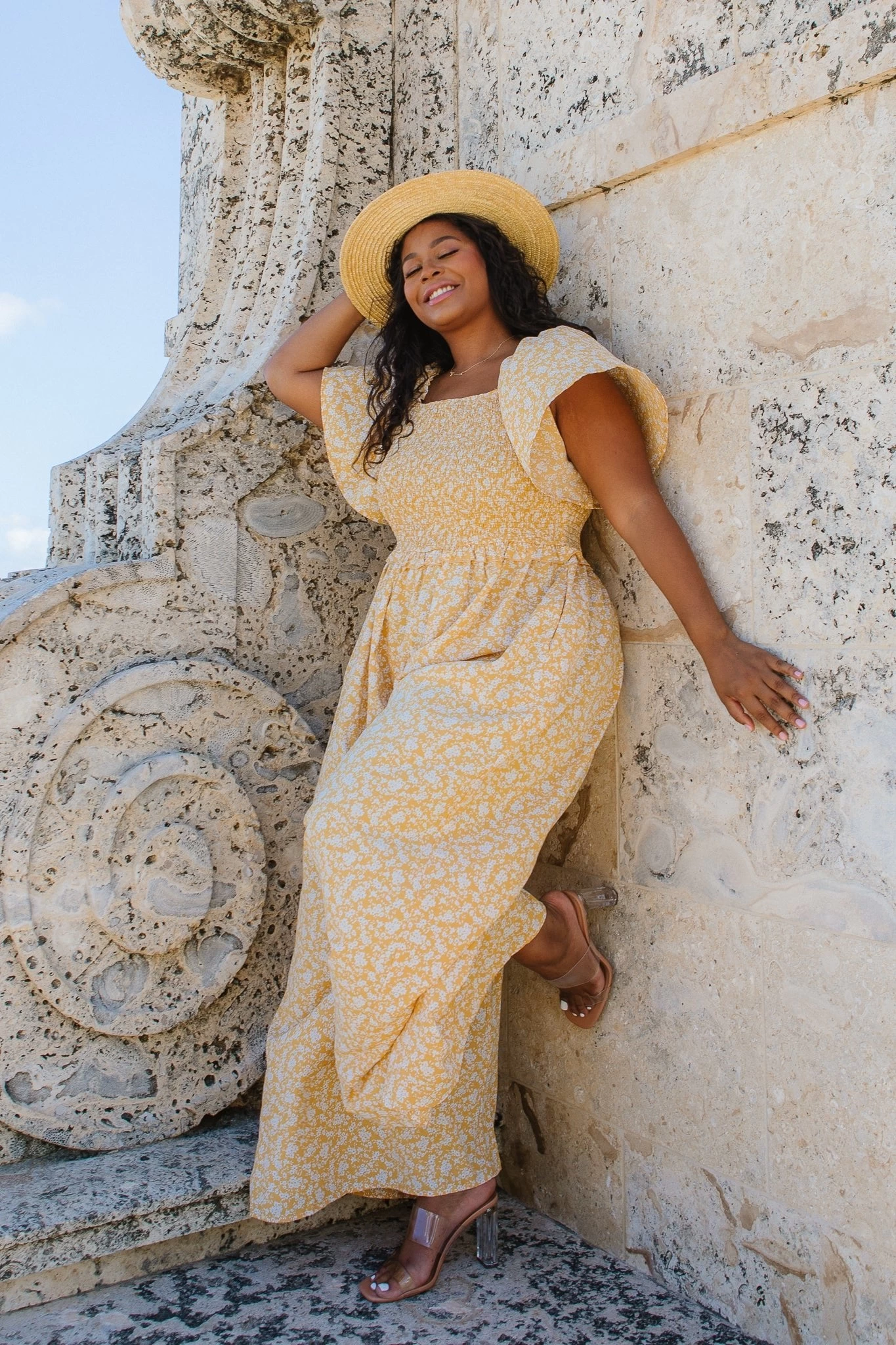 Indie Jumpsuit In Yellow - Image 2