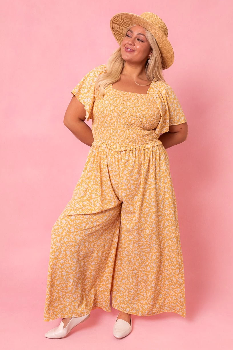 Indie Jumpsuit In Yellow - Image 9