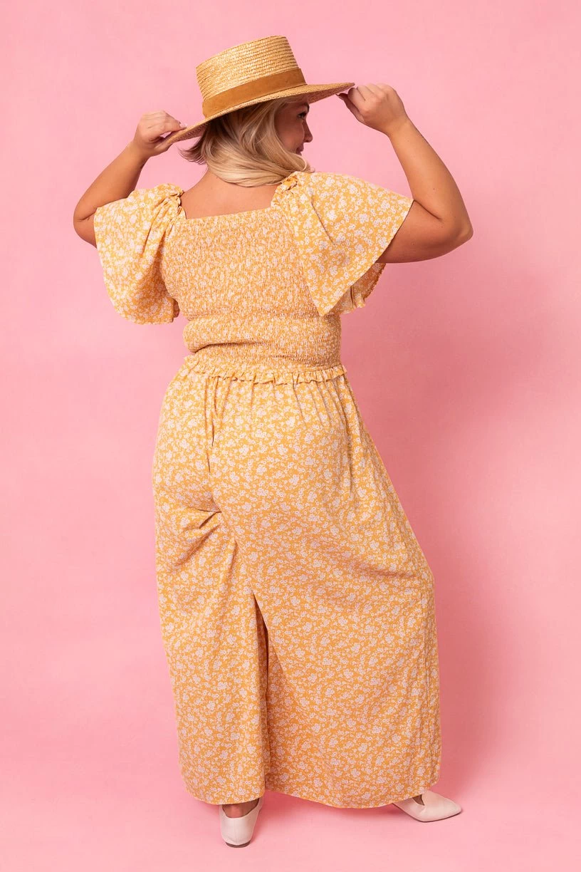 Indie Jumpsuit In Yellow - Image 10