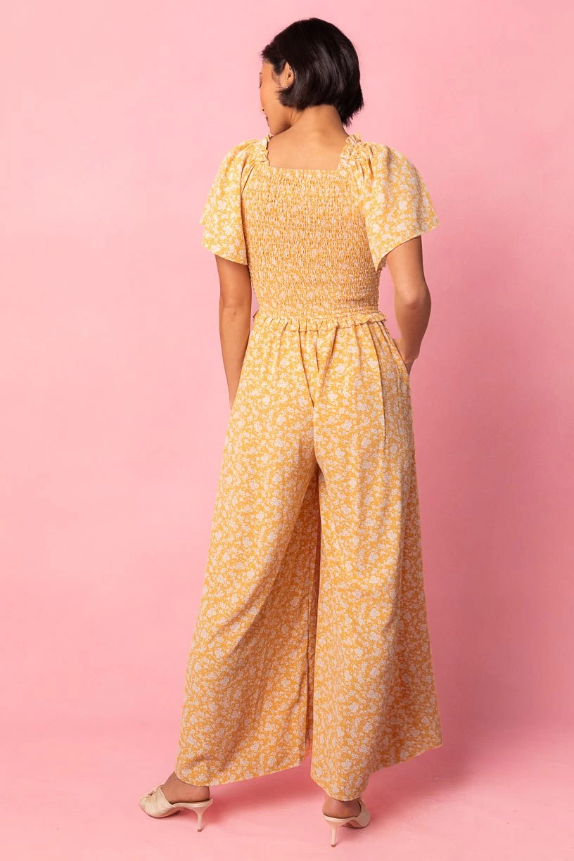 Indie Jumpsuit In Yellow - Image 6