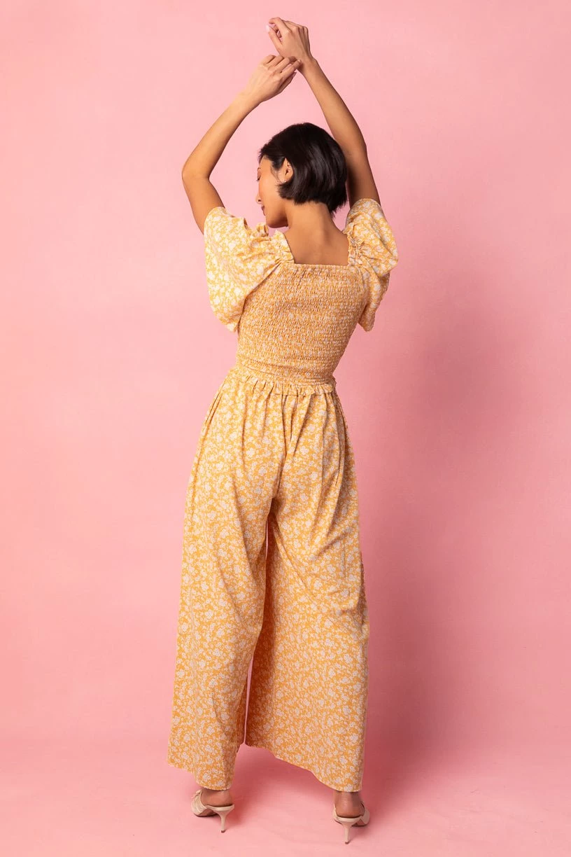Indie Jumpsuit In Yellow - Image 5