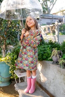 Mini London Raincoat Made With Liberty Fabric