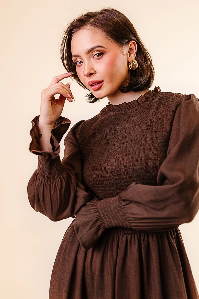 Leena Dress In Java - FINAL SALE - Image 13