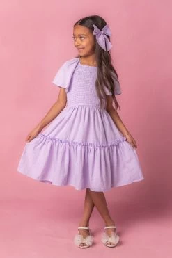 Mini Lennon Dress In Lavender