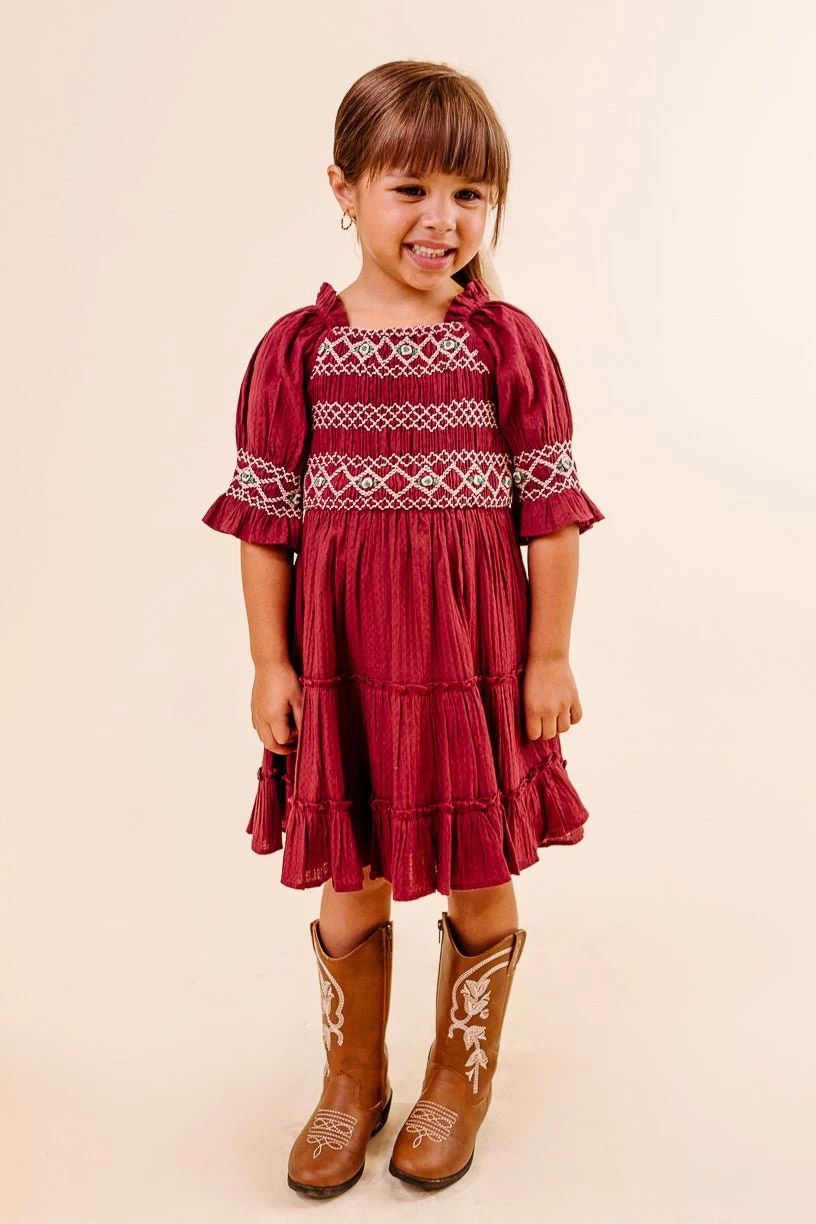 Mini Liesl Dress In Red - FINAL SALE - Image 3