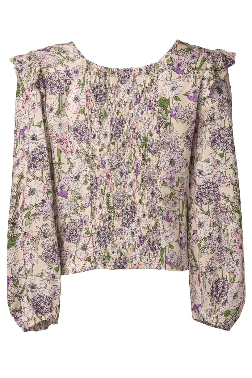 Lo Blouse In Floral Bloom - Image 14