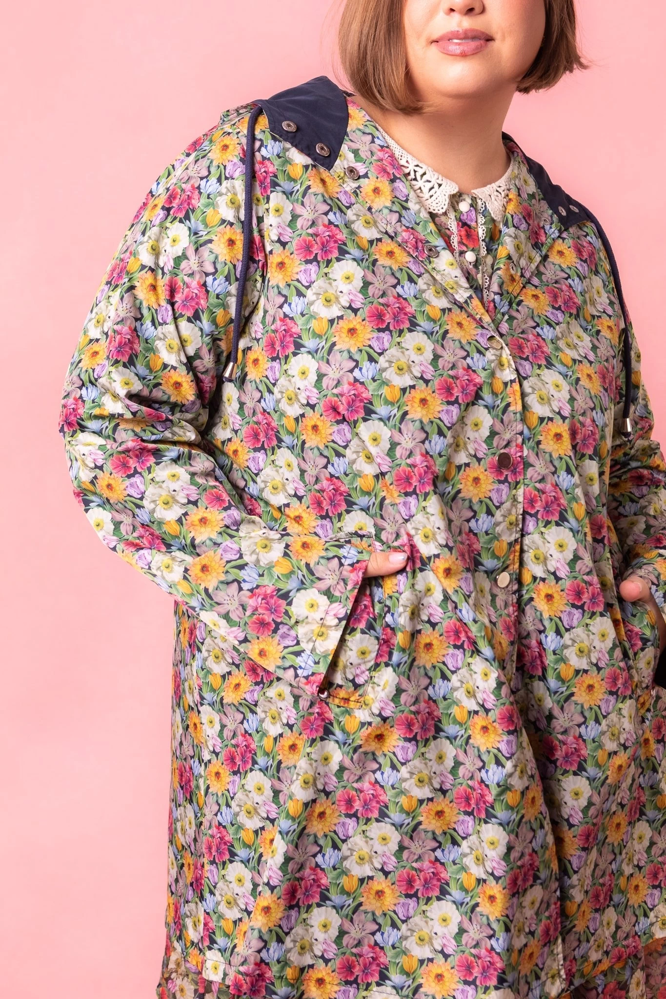 London Raincoat Made With Liberty Fabric - Image 9