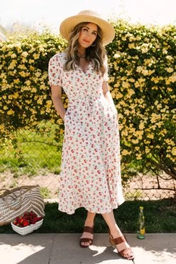 Lucy Dress In Strawberry Fields