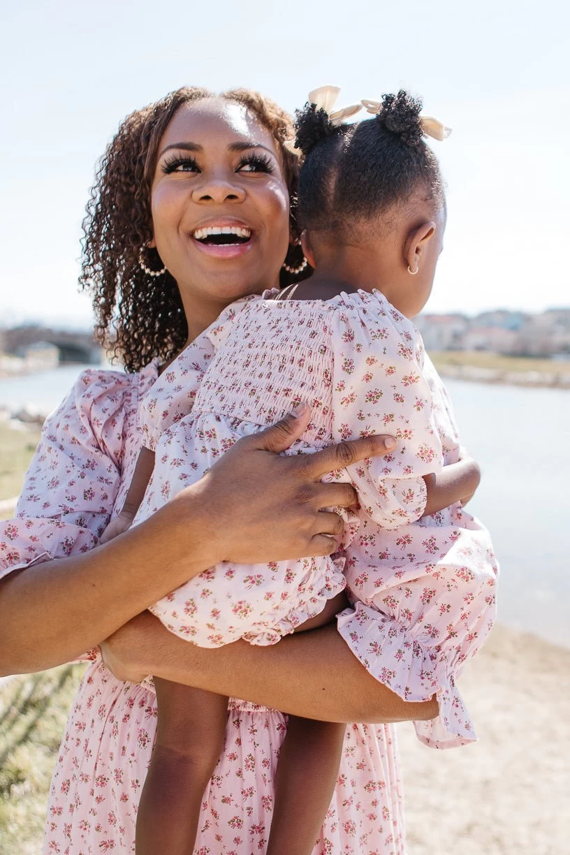 Baby Madeline Romper In Pink - Image 8
