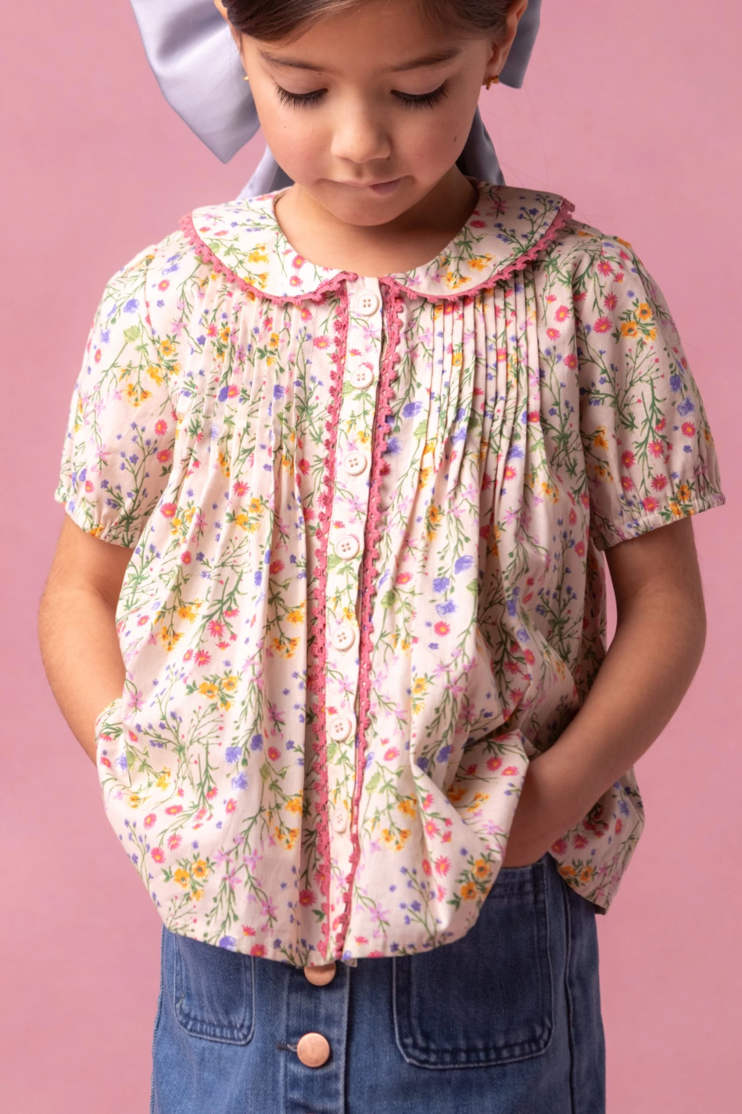 Mini Betty Blouse In Floral