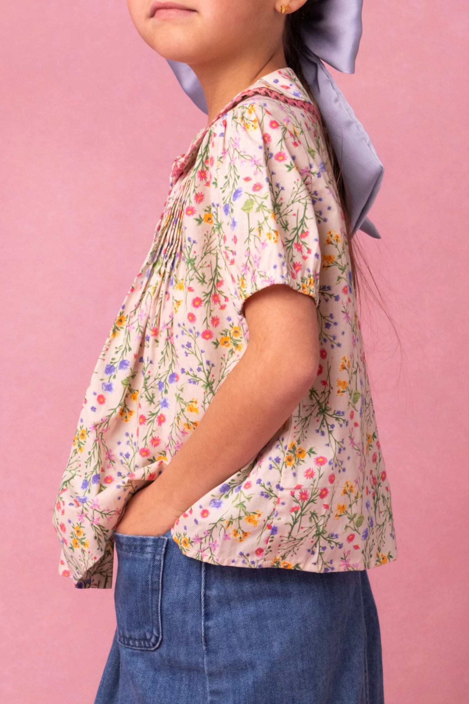 Mini Betty Blouse In Floral - Image 4