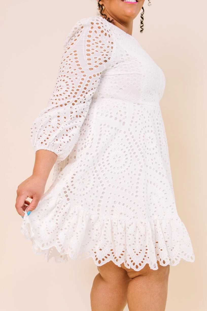 Naomi Eyelet Dress - Image 14
