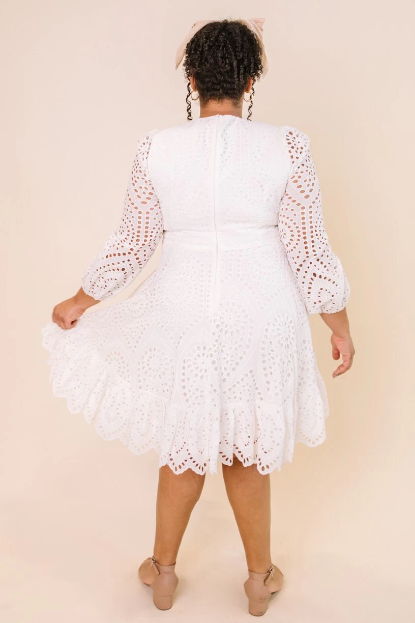 Naomi Eyelet Dress - Image 10