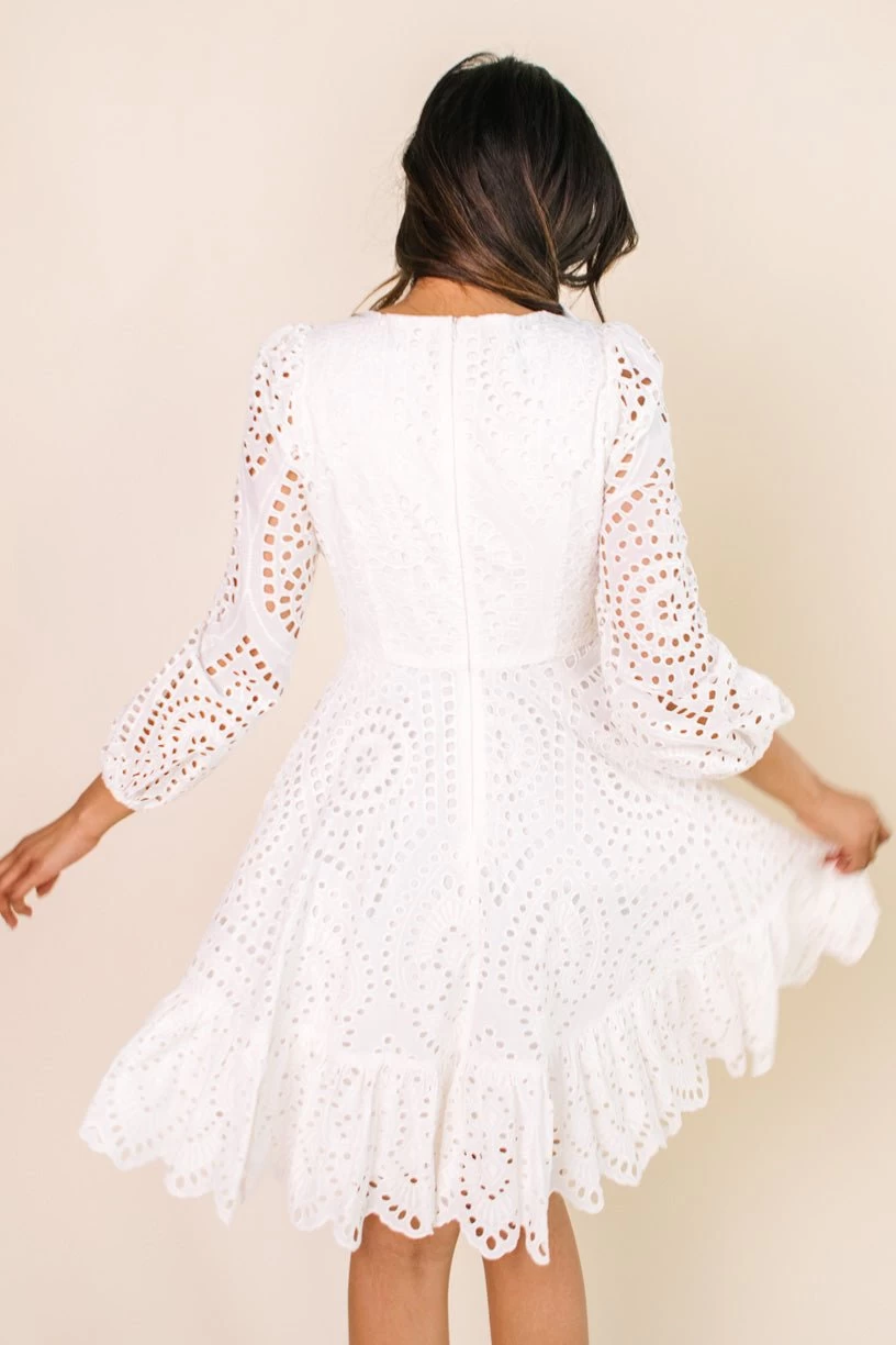 Naomi Eyelet Dress - Image 17
