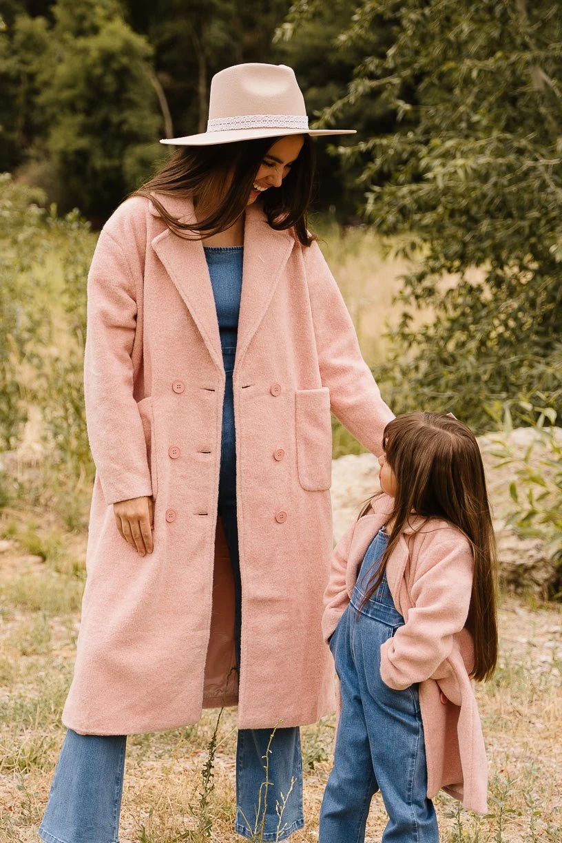 Polly Coat In Pink - FINAL SALE - Image 12