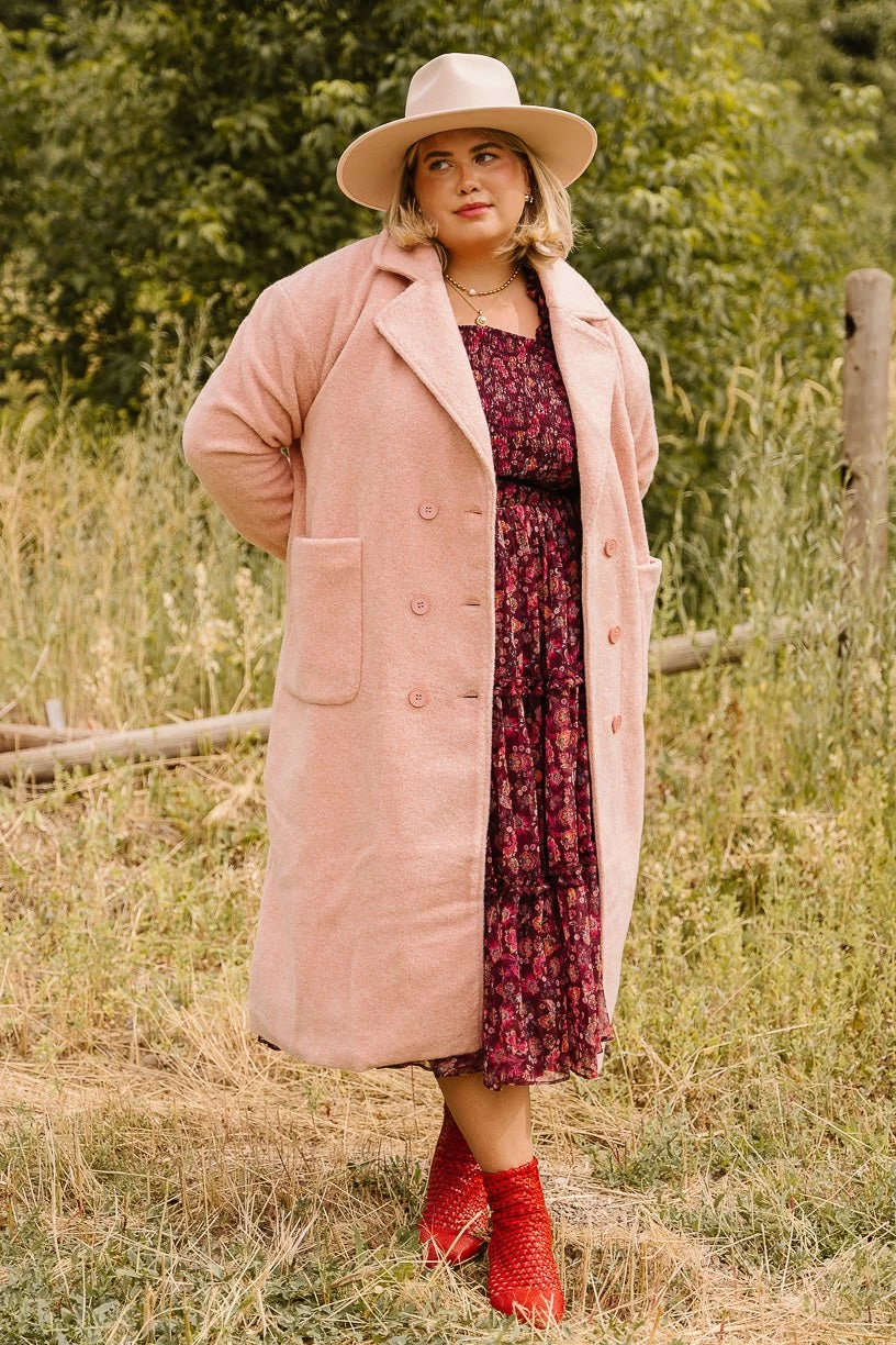 Polly Coat In Pink - FINAL SALE - Image 8