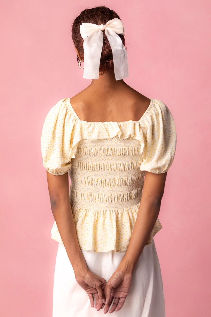 Rae Top In Yellow - Image 4