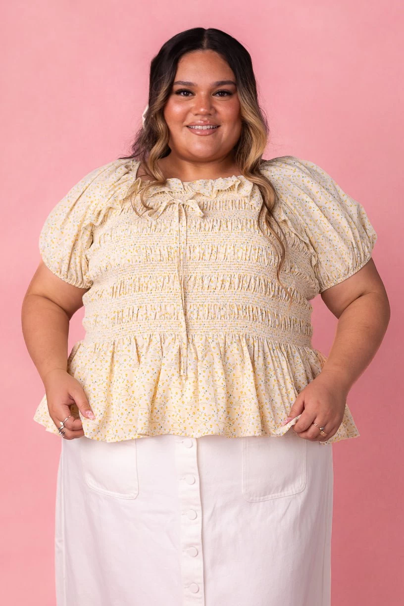 Rae Top In Yellow - Image 8