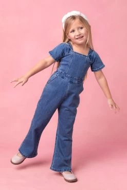 Mini Ryan Denim Jumpsuit