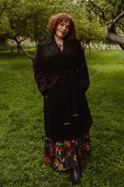 Sloane Coat In Black - FINAL SALE