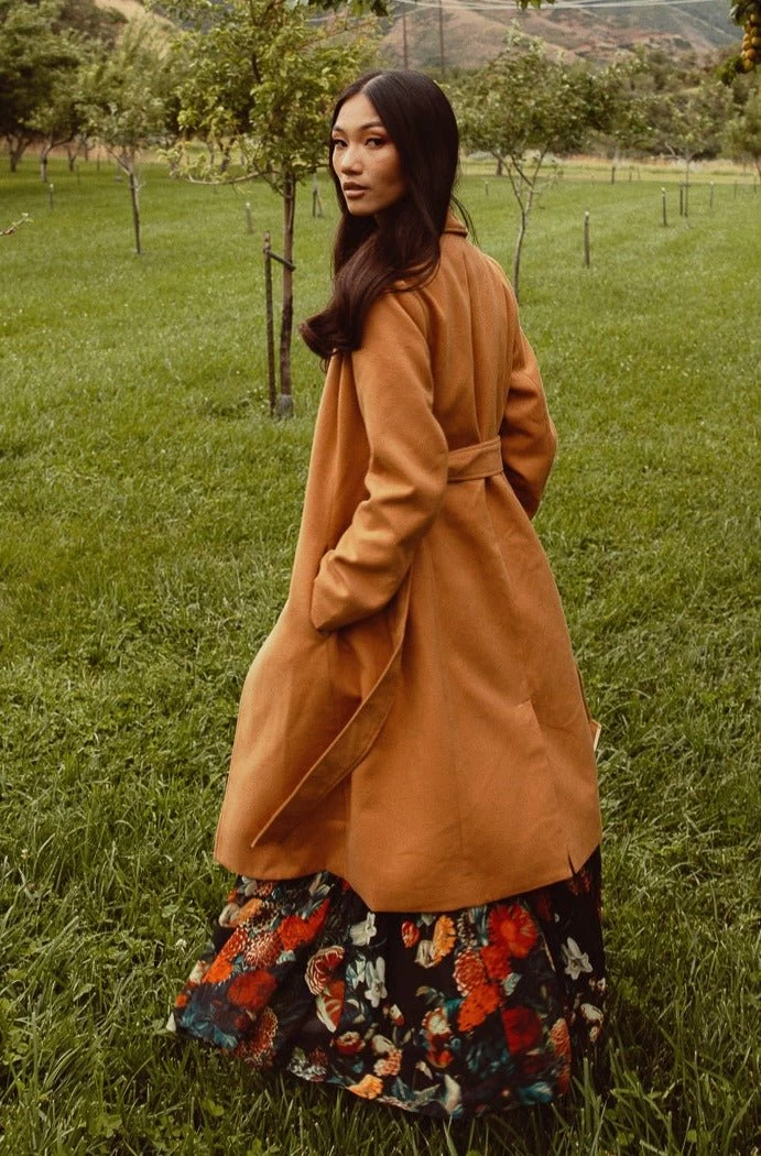 Sloane Coat In Camel - FINAL SALE - Image 4