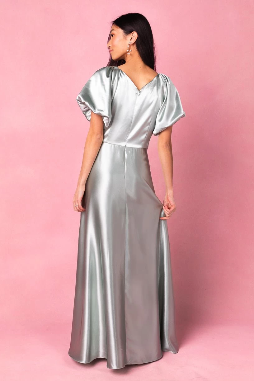 Tessie Dress In Sage - Image 6